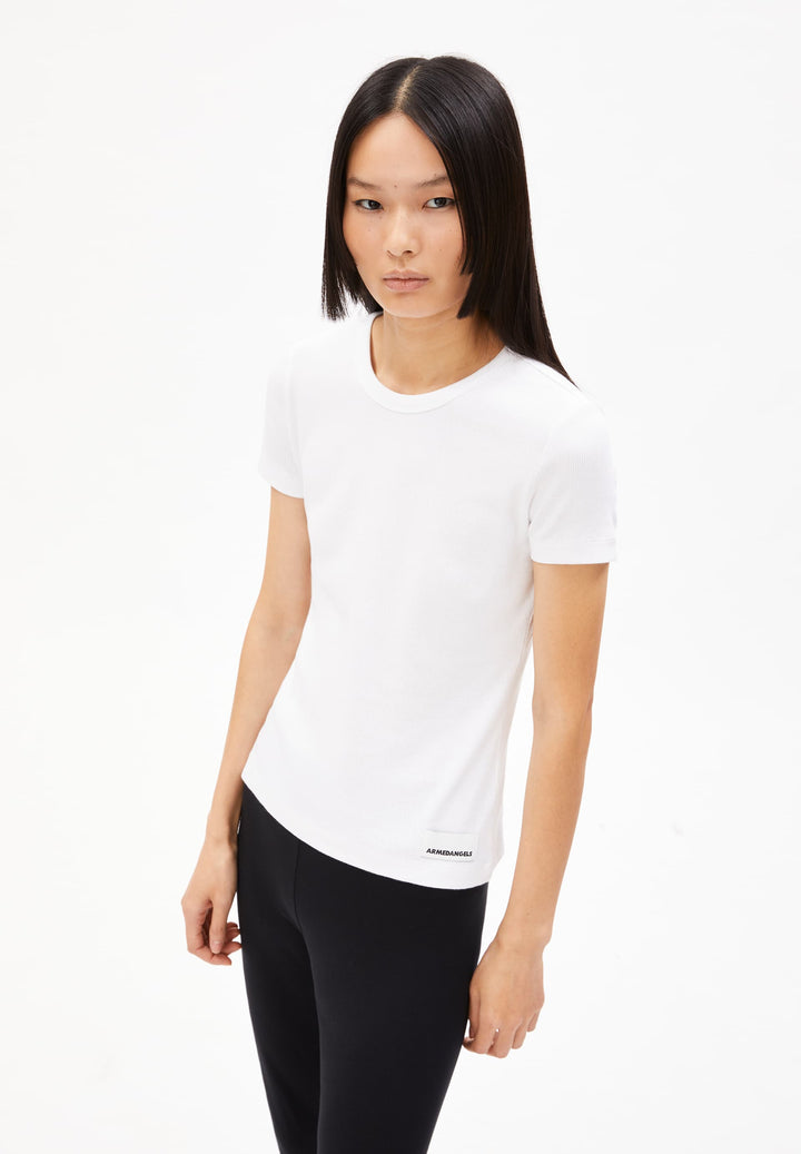 T-shirt en coton côtelé Kardaa