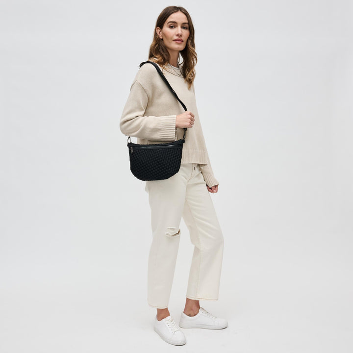 Sac banane et bandoulière en néoprène tressé Ethereal