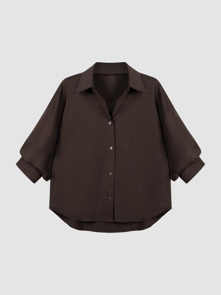 Chemise à manches bouffantes