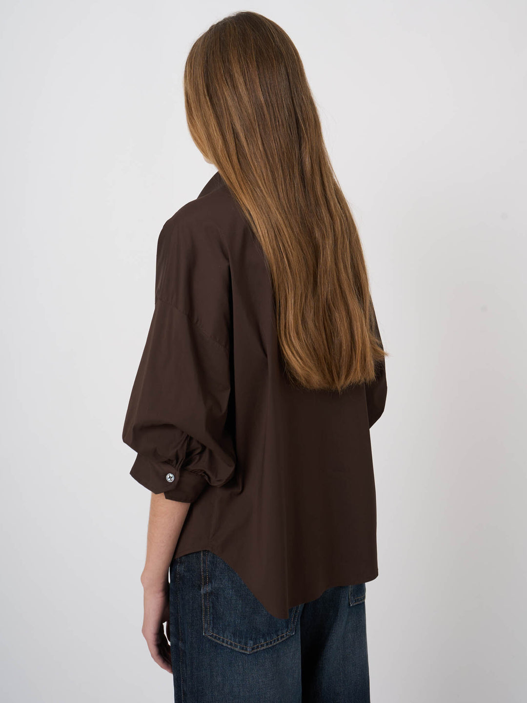 Chemise à manches bouffantes