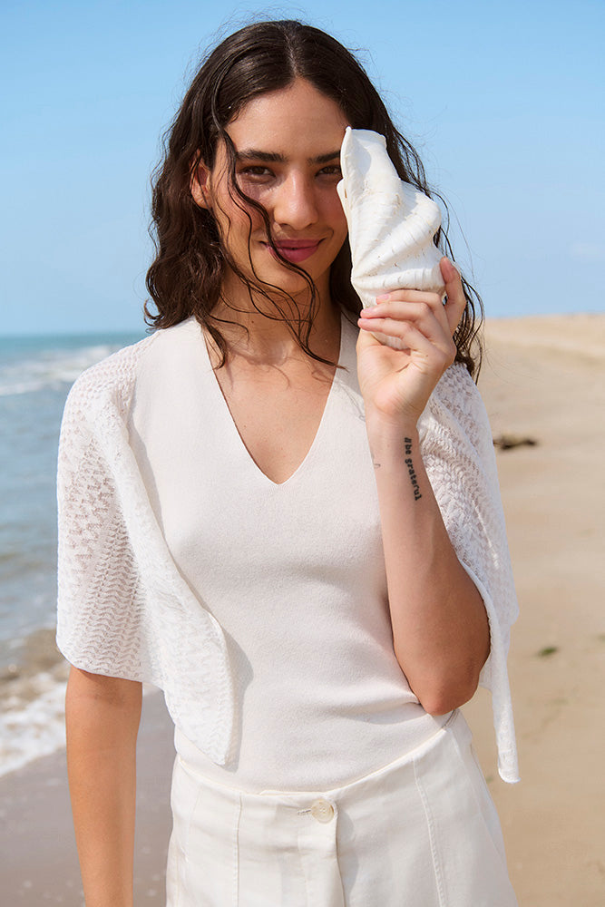 Pull licou avec cape