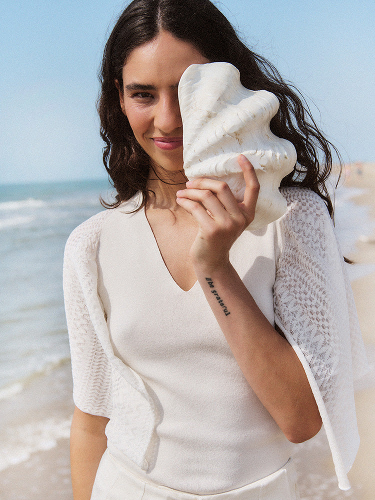 Pull licou avec cape