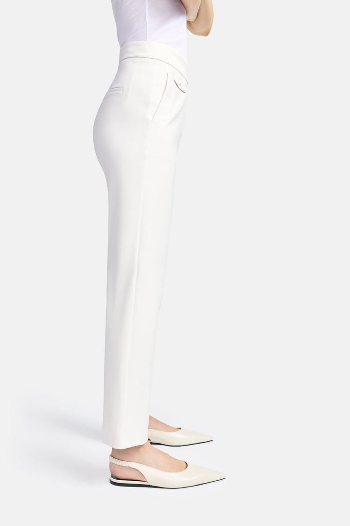Pantalon étroit court à taille haute Scarlet