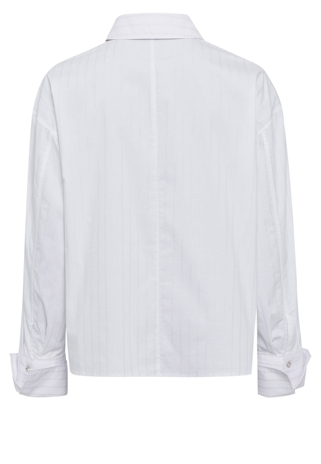 Chemise ample avec rayures argentées