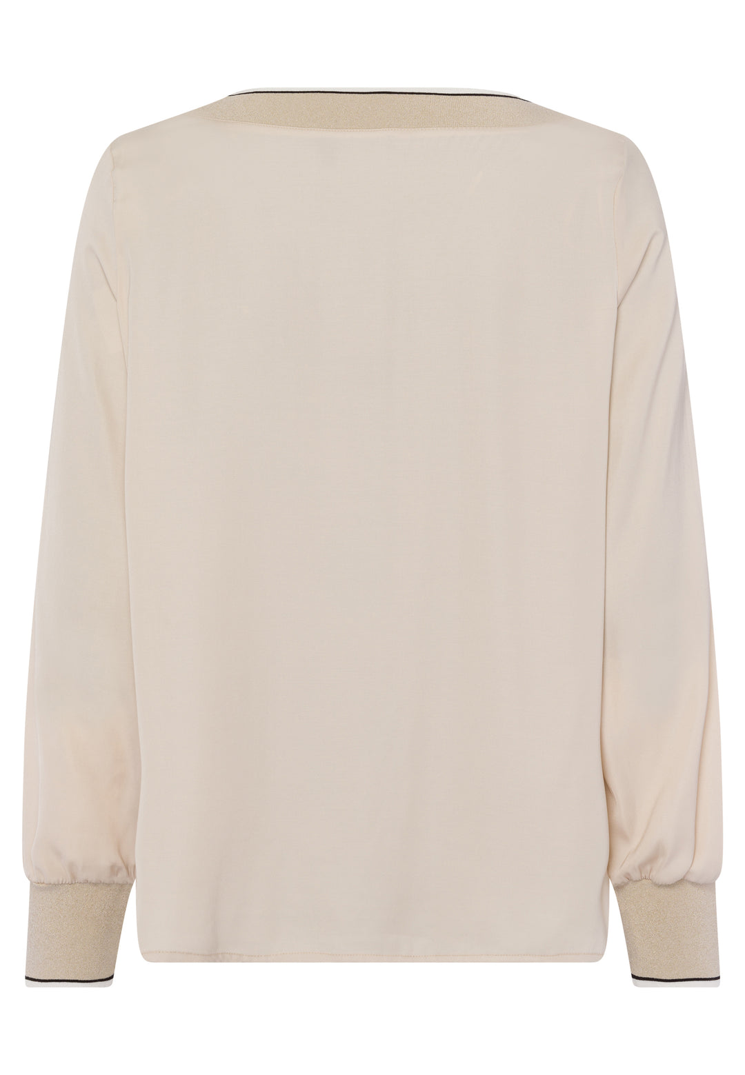 Blouse soyeuse avec détails en lurex