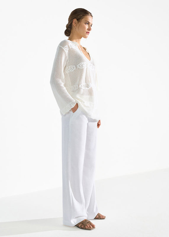 Pantalon large fluide