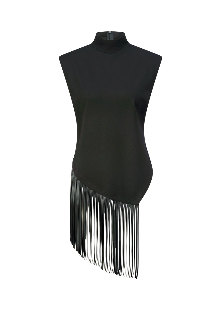 Top asymétrique à franges