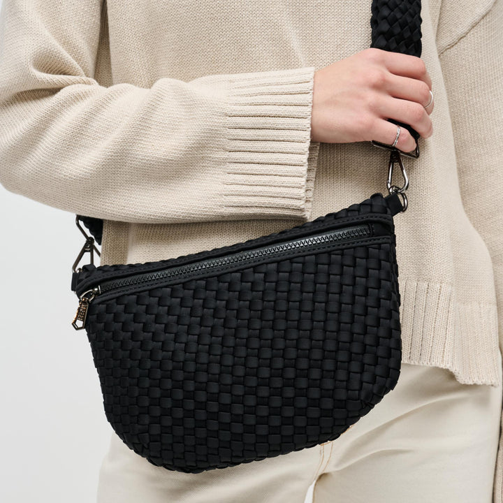 Sac banane et bandoulière en néoprène tressé Ethereal