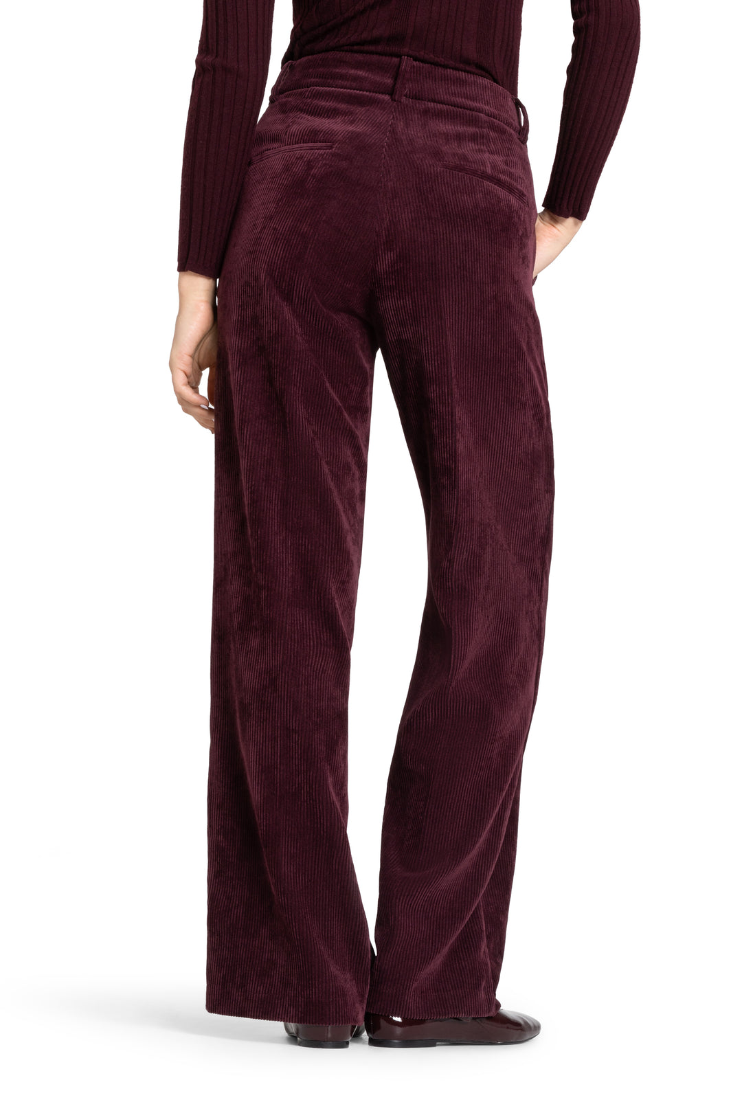 Pantalon ample en corduroy Amelie