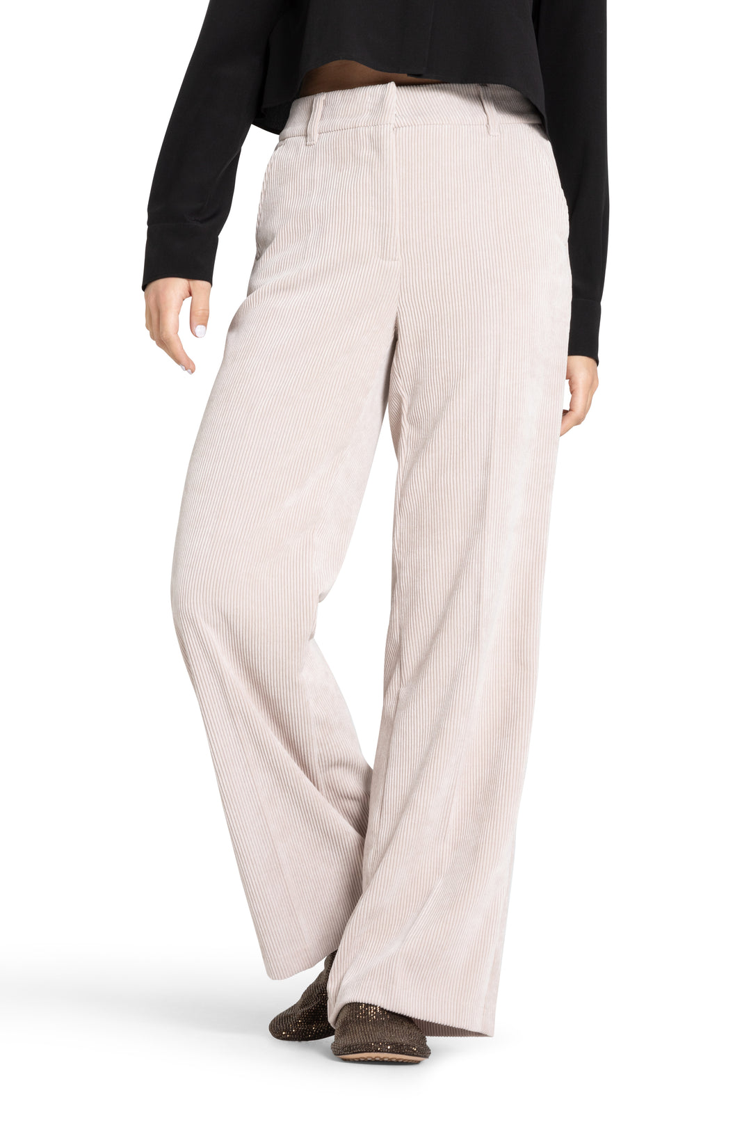 Pantalon ample en corduroy Amelie