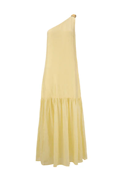 Robe maxi Claudia asymétrique
