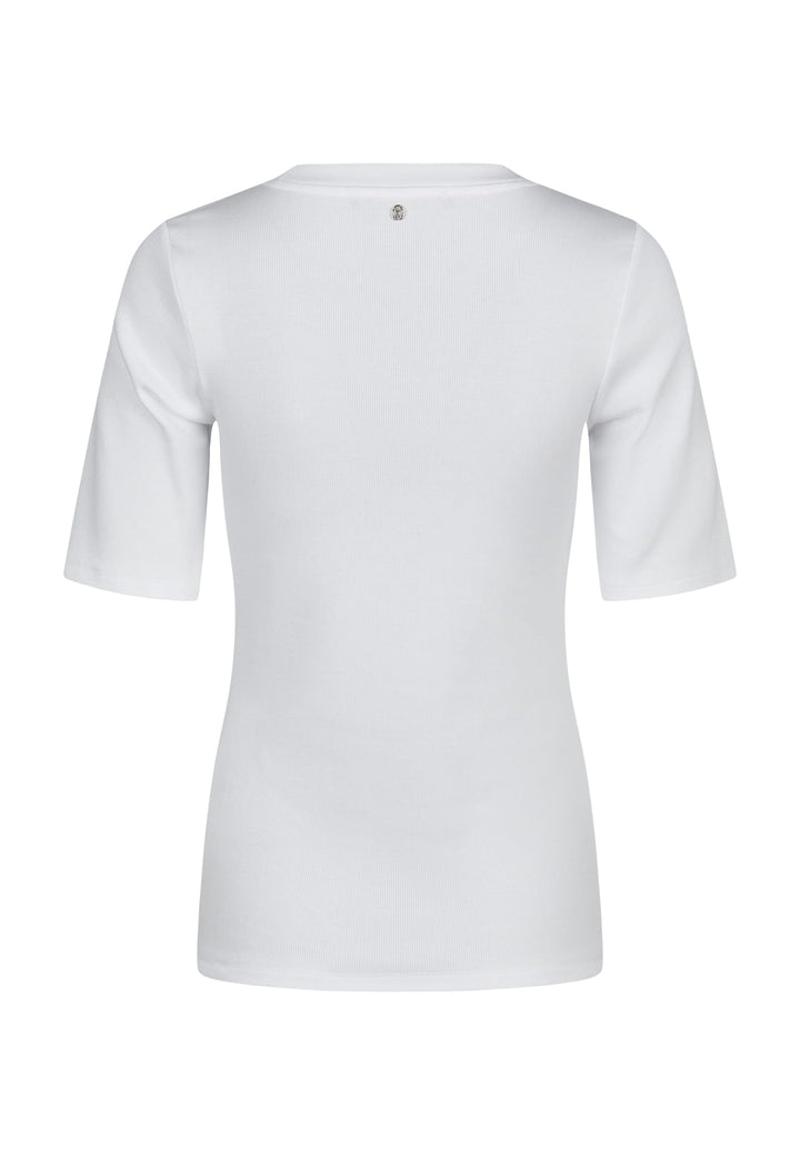 T-shirt à col rond avec logo cœur