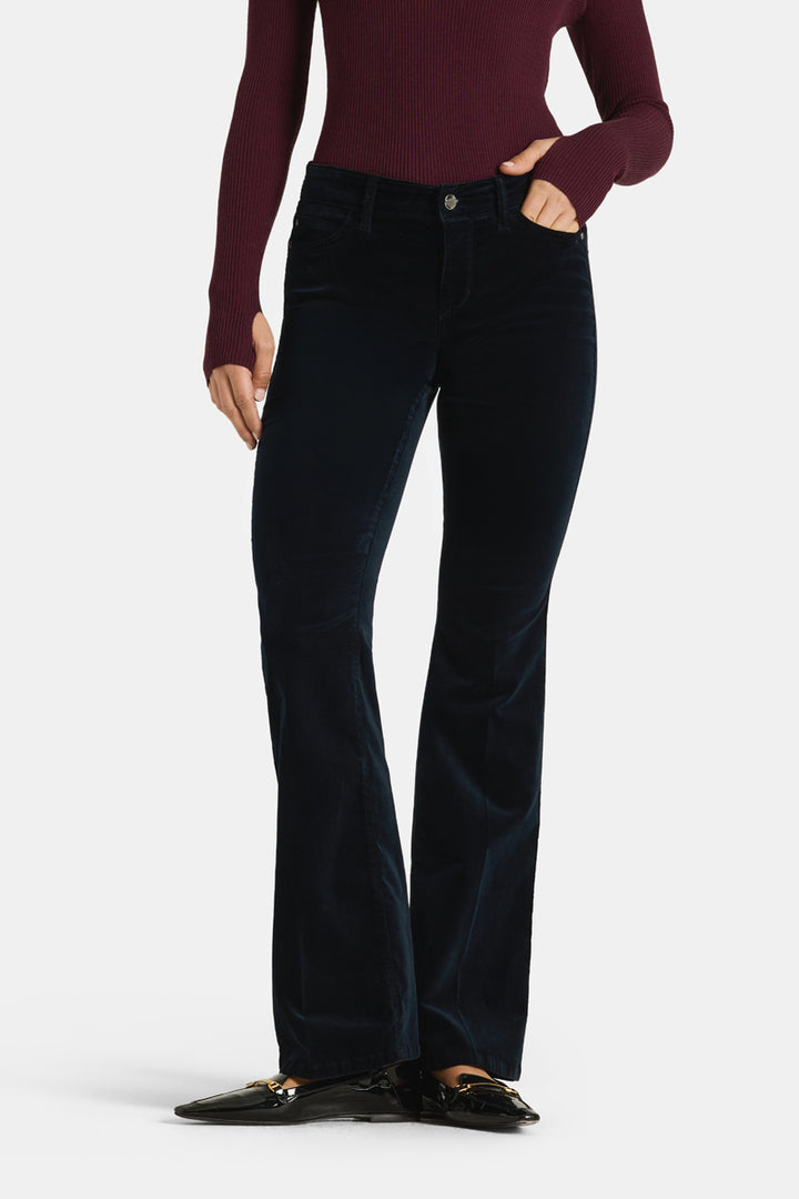 Pantalon évasé en velours Paris
