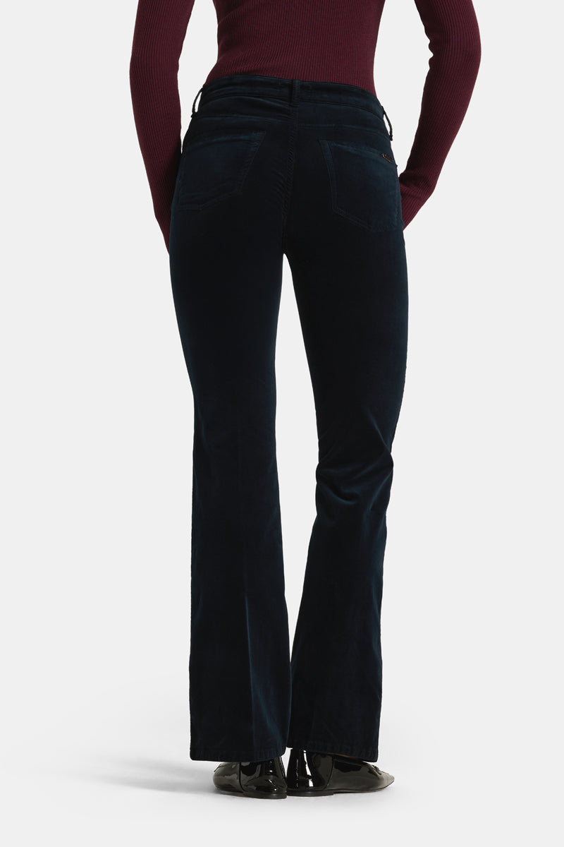 Pantalon évasé en velours Paris