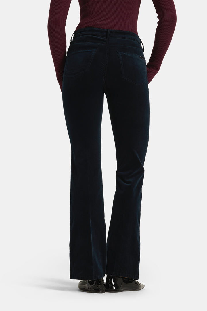 Pantalon évasé en velours Paris