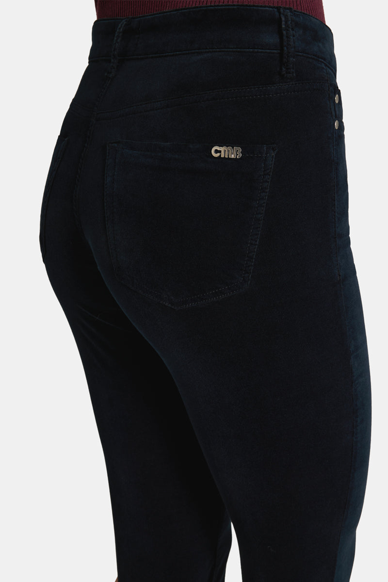 Pantalon évasé en velours Paris