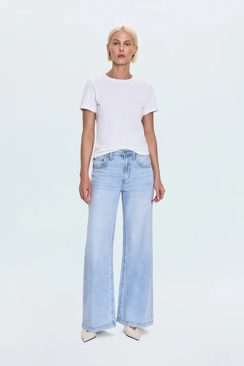 Jeans palazzo à taille basse Jadyn