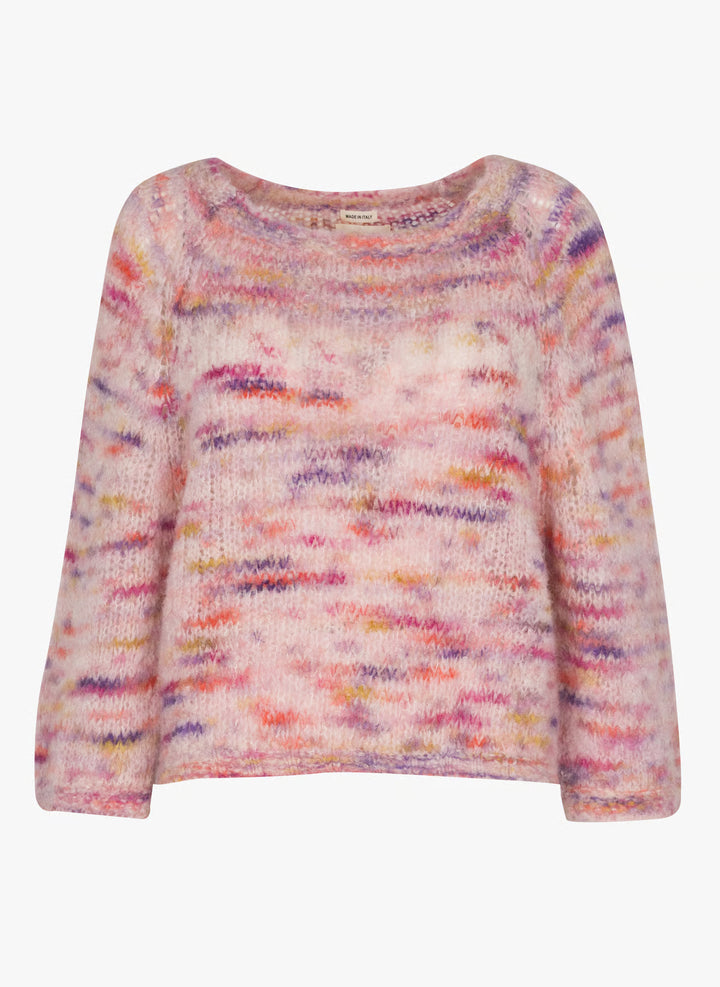 Pull multicolore en mélange alpaga Pavel