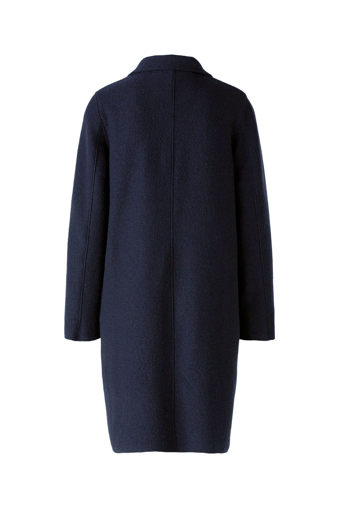 Manteau en laine bouillie Mayson - Marine
