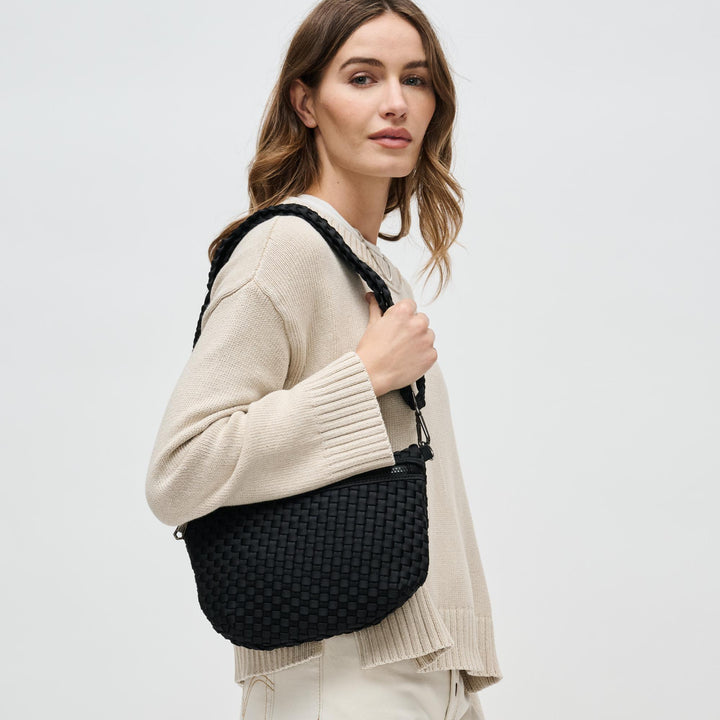 Sac banane et bandoulière en néoprène tressé Ethereal