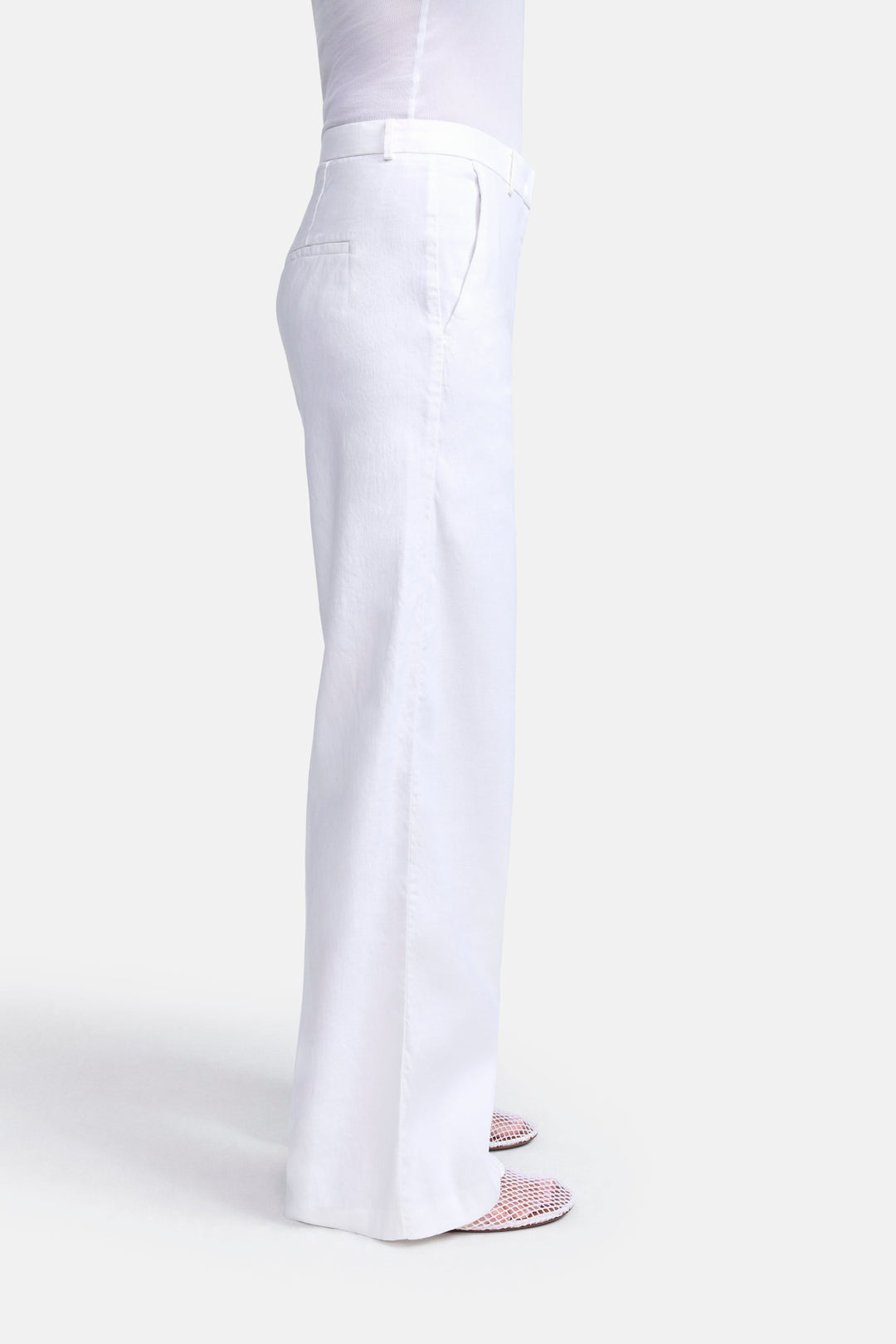 Pantalon en lin ample et long Mira