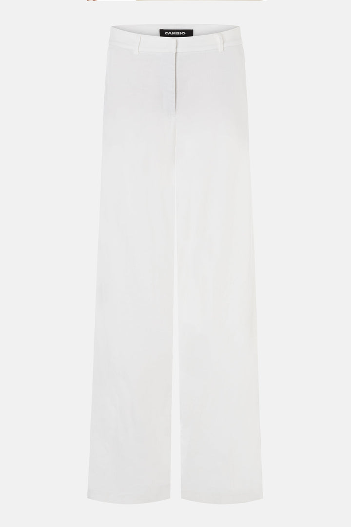 Pantalon en lin ample et long Mira