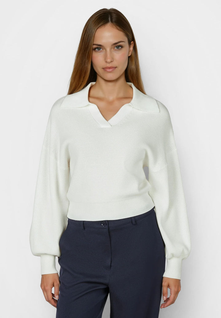 Tricot à col polo