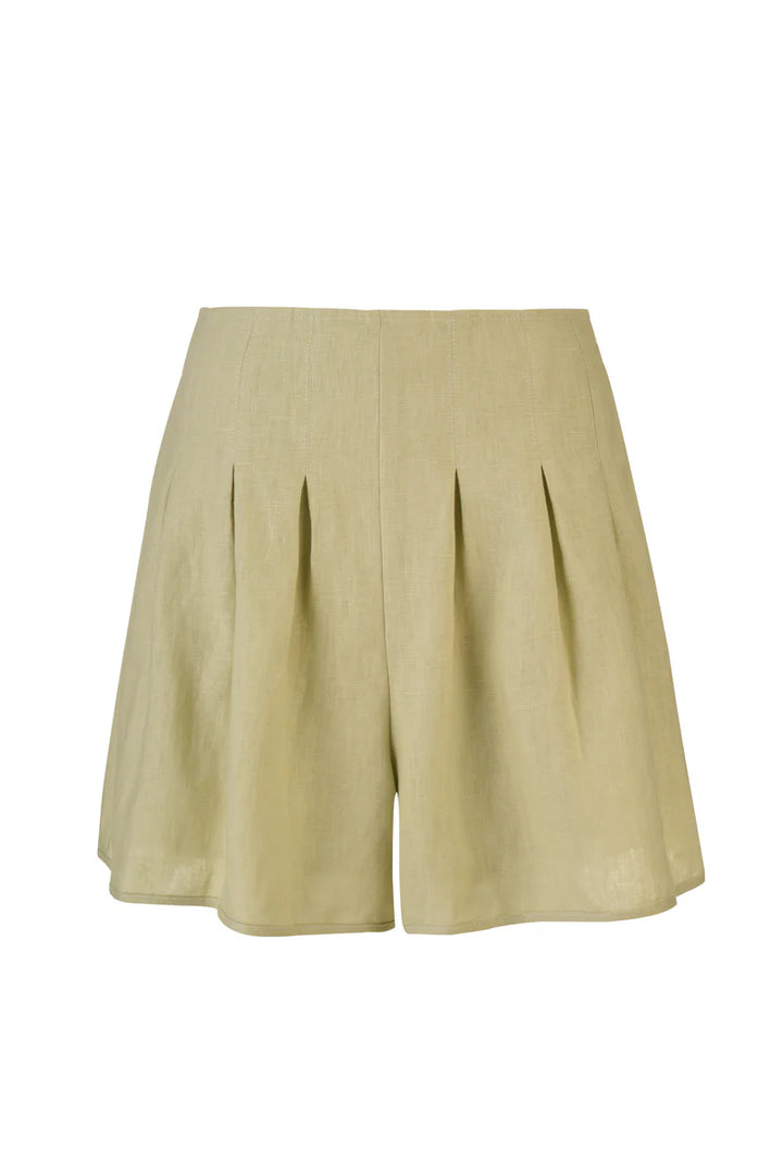 Short Juna évasé en lin