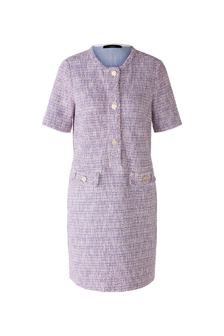Robe en tweed extensible
