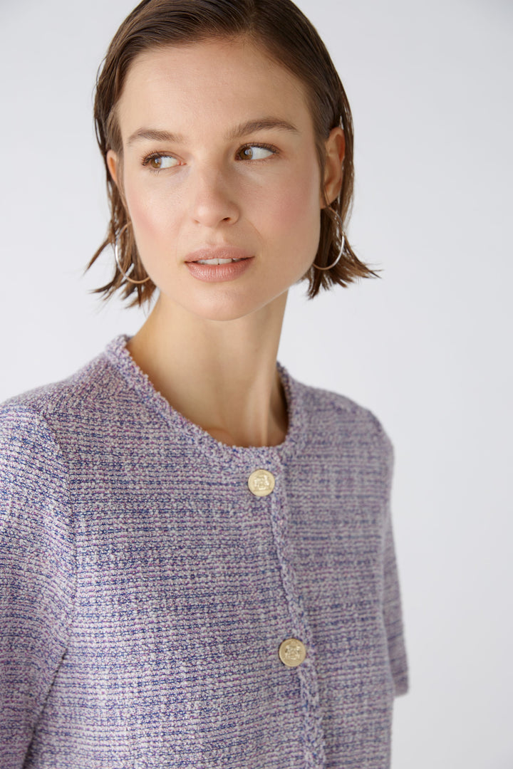 Robe en tweed extensible