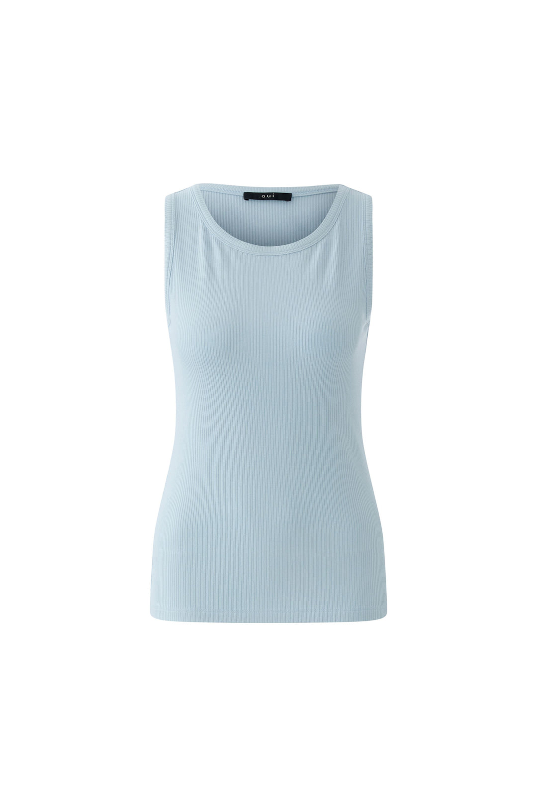 Camisole côtelée avec col rond Filiz