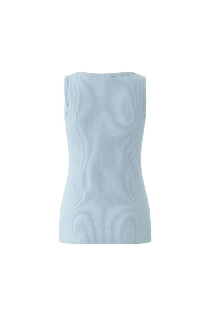 Camisole côtelée avec col rond Filiz