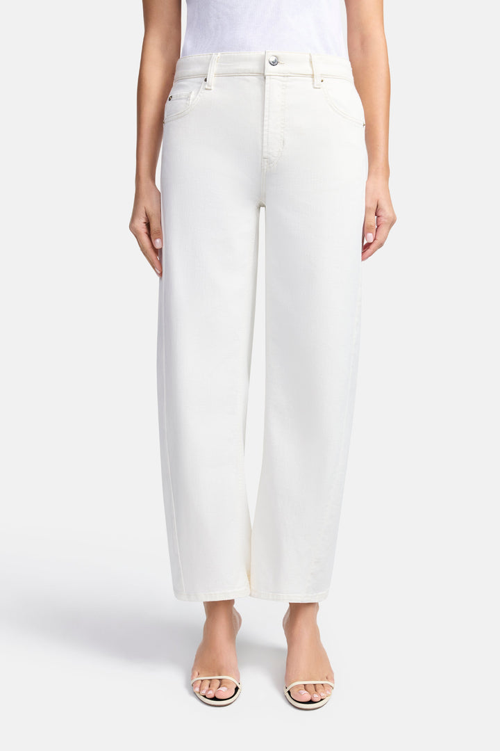 Jeans large avec coutures latérales Oria