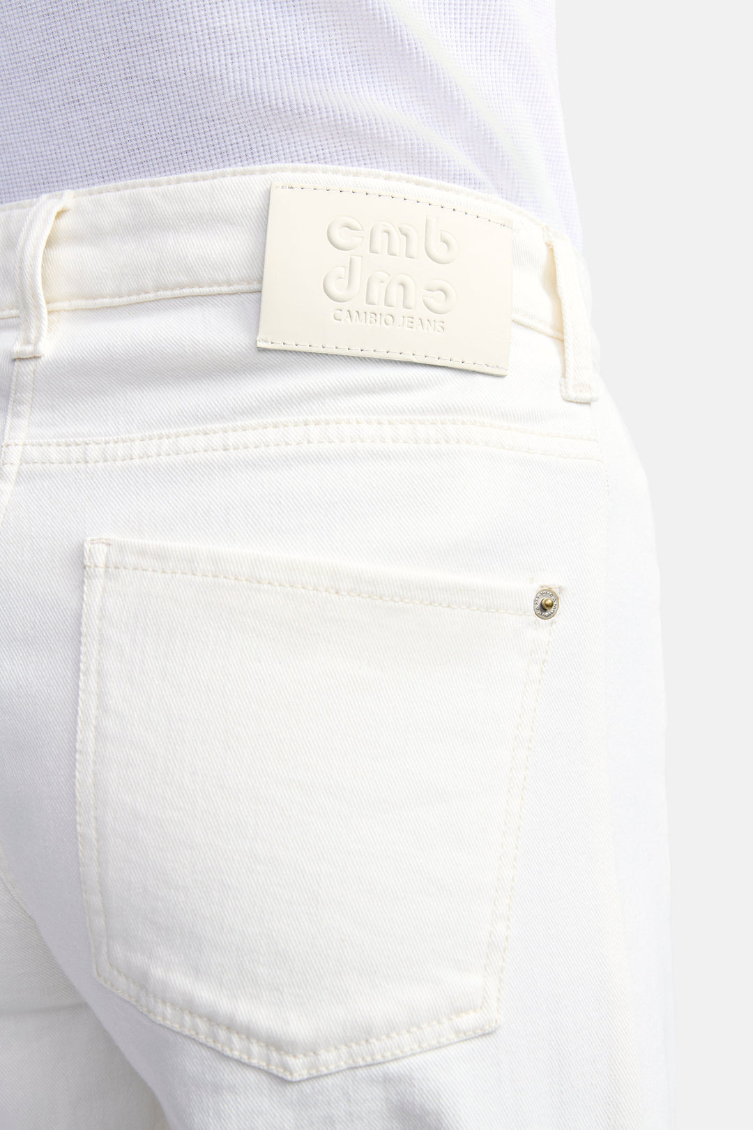 Jeans large avec coutures latérales Oria