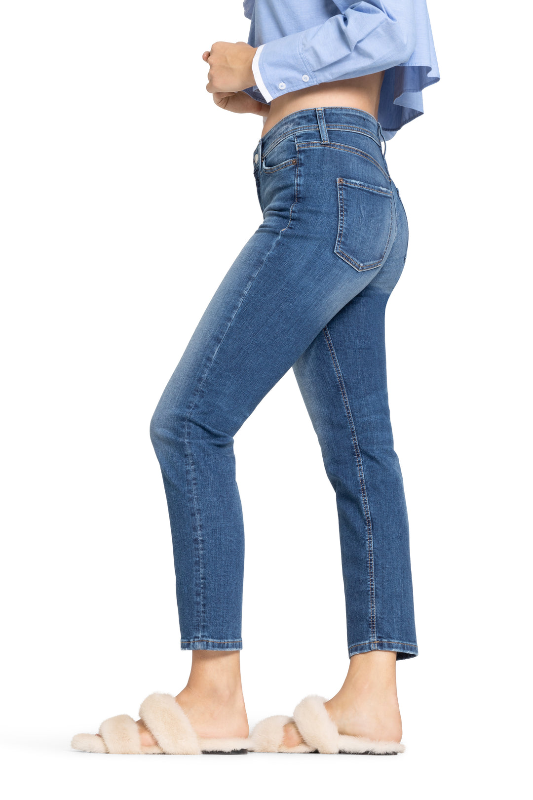 Jeans ajusté de longueur 7/8 Piper Cropped