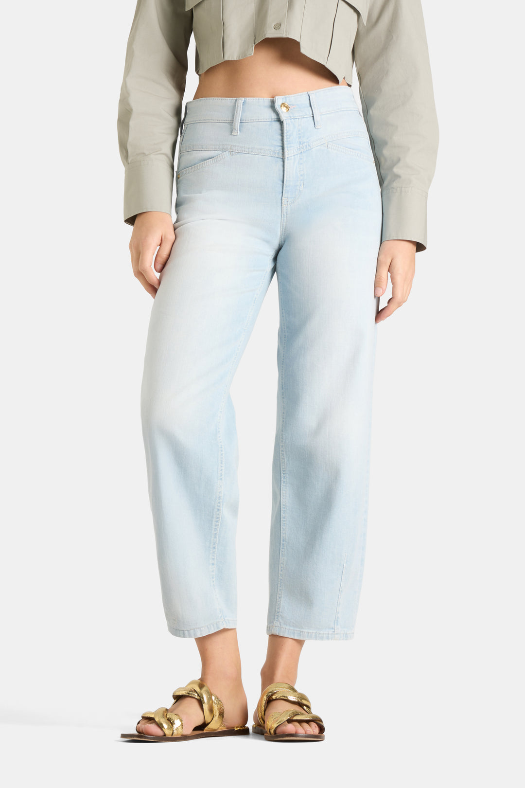 Jeans Elin barrel cropped