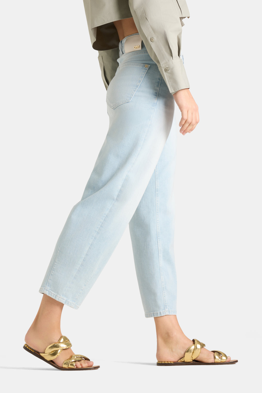 Jeans Elin barrel cropped
