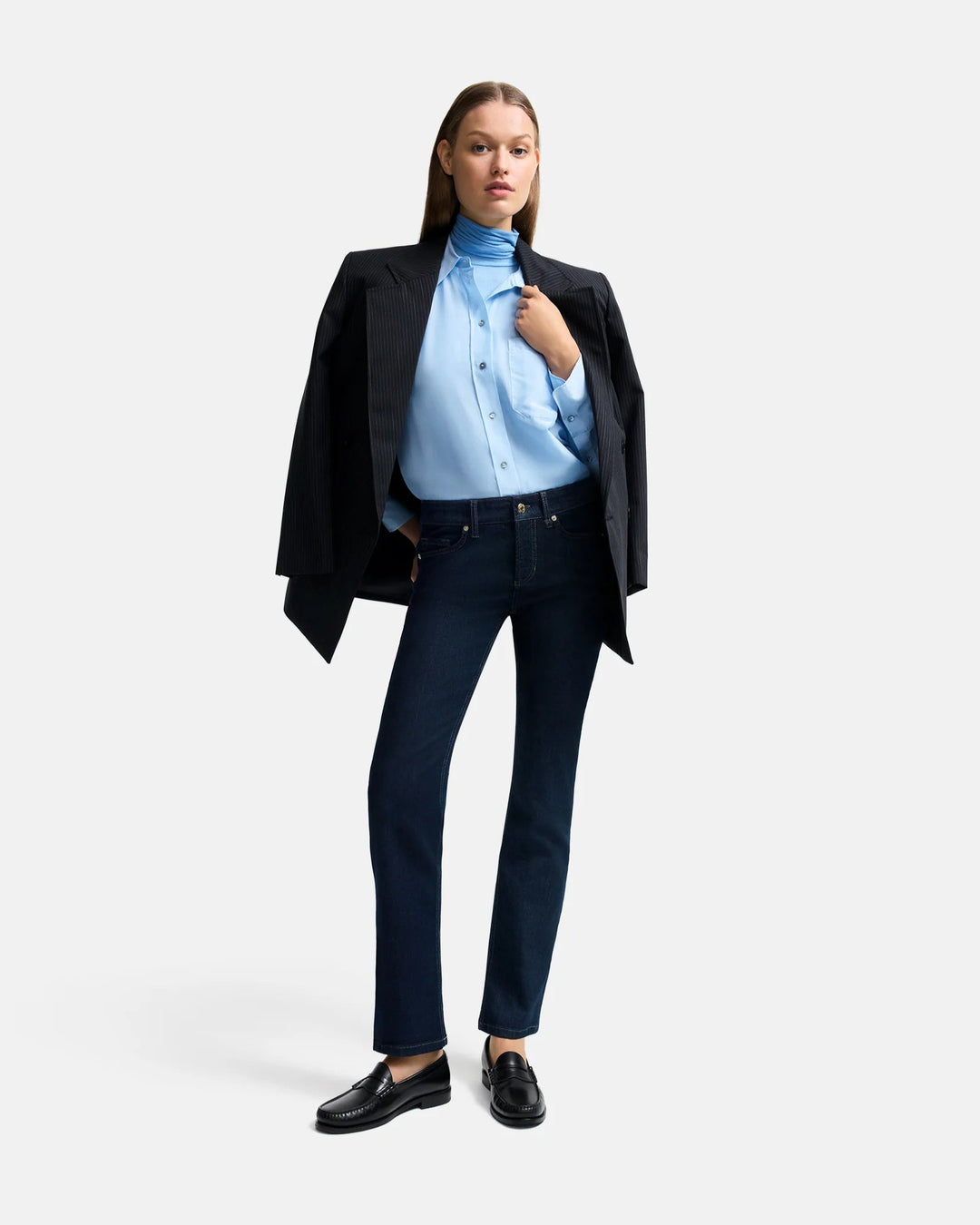 Jean étroit long Modern Rinse Piper
