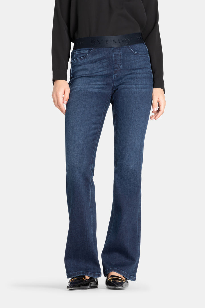 Jeans bootcut avec taille élastique Philia