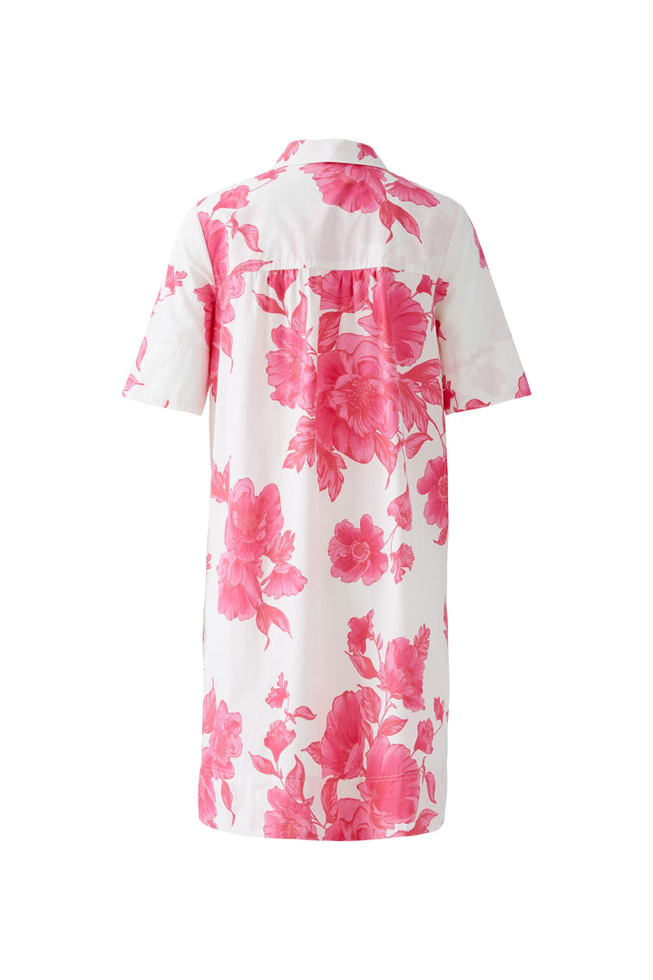 Robe chemise courte avec imprimé floral