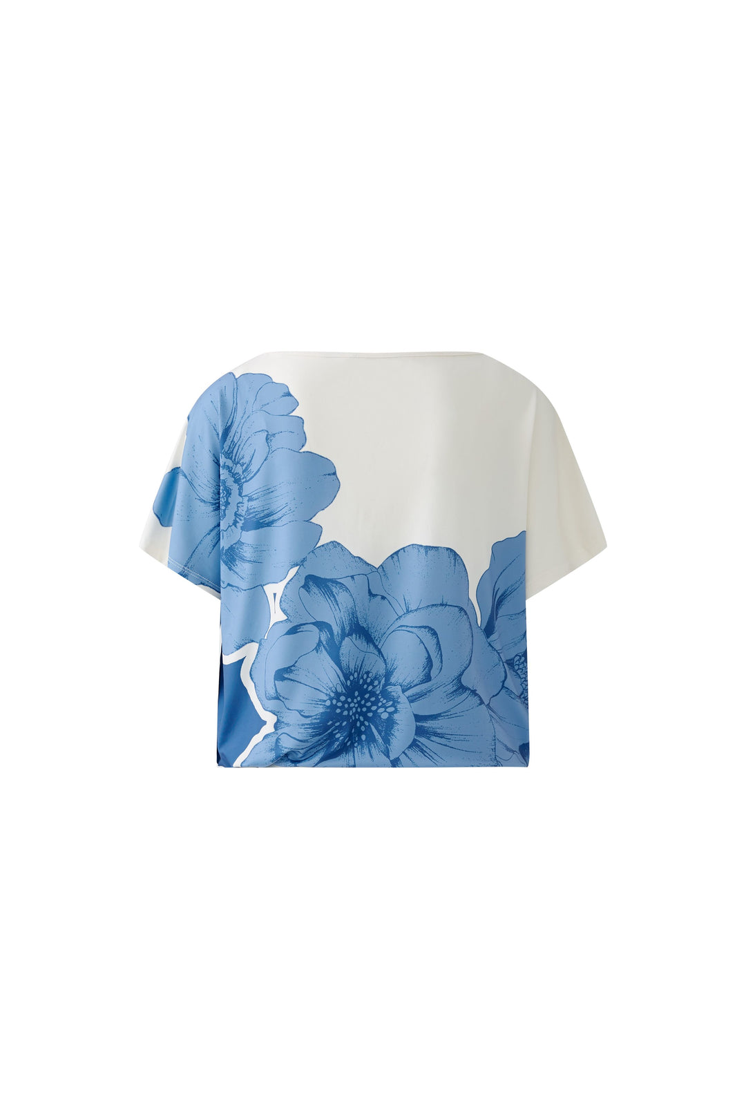 T-shirt avec imprimé floral et cordon de serrage