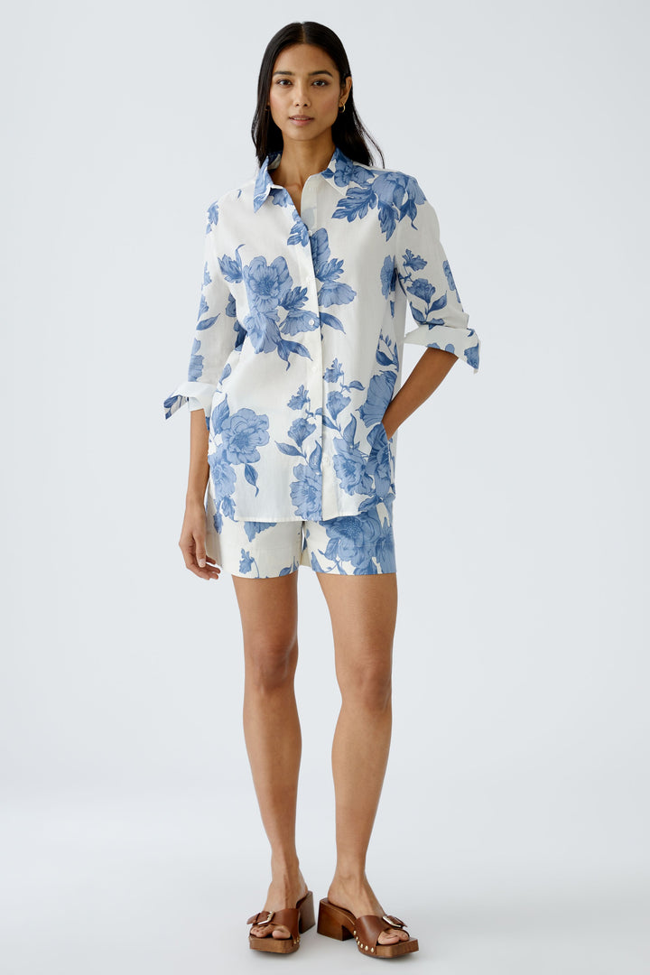 Short élégant avec imprimé floral