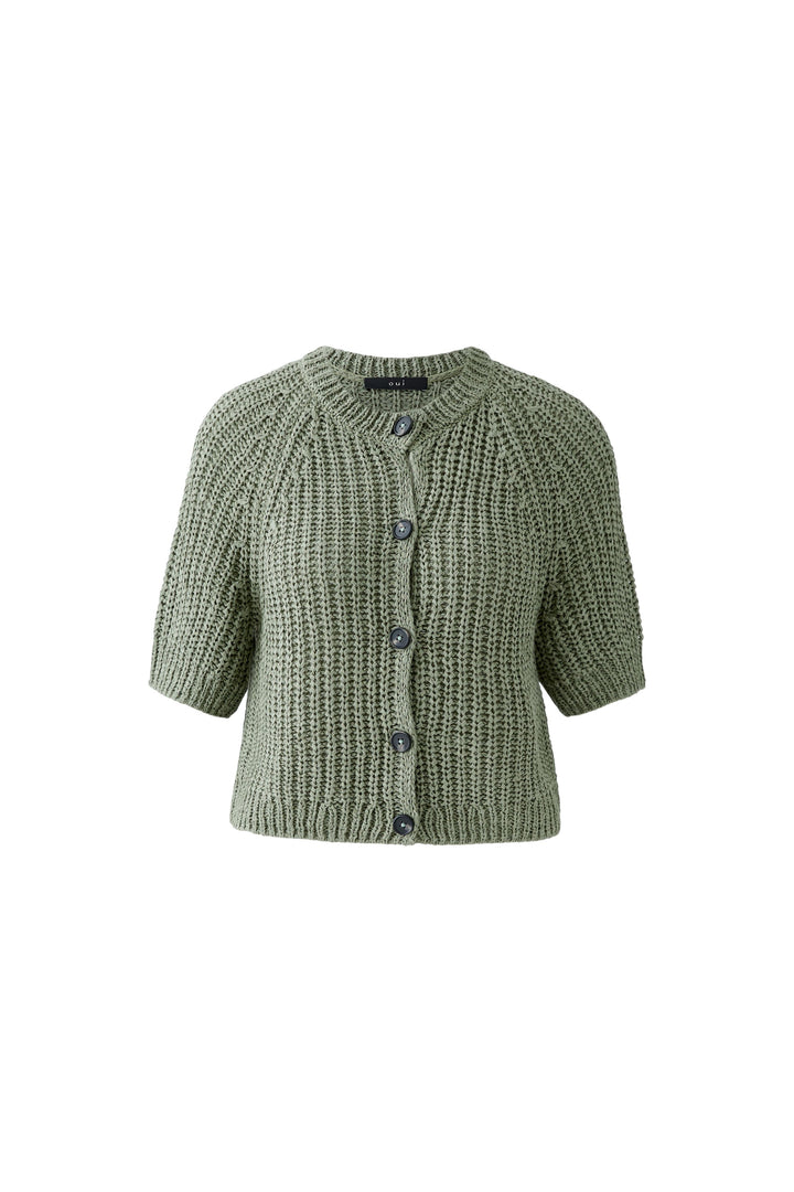 Cardigan en maille à manches courtes
