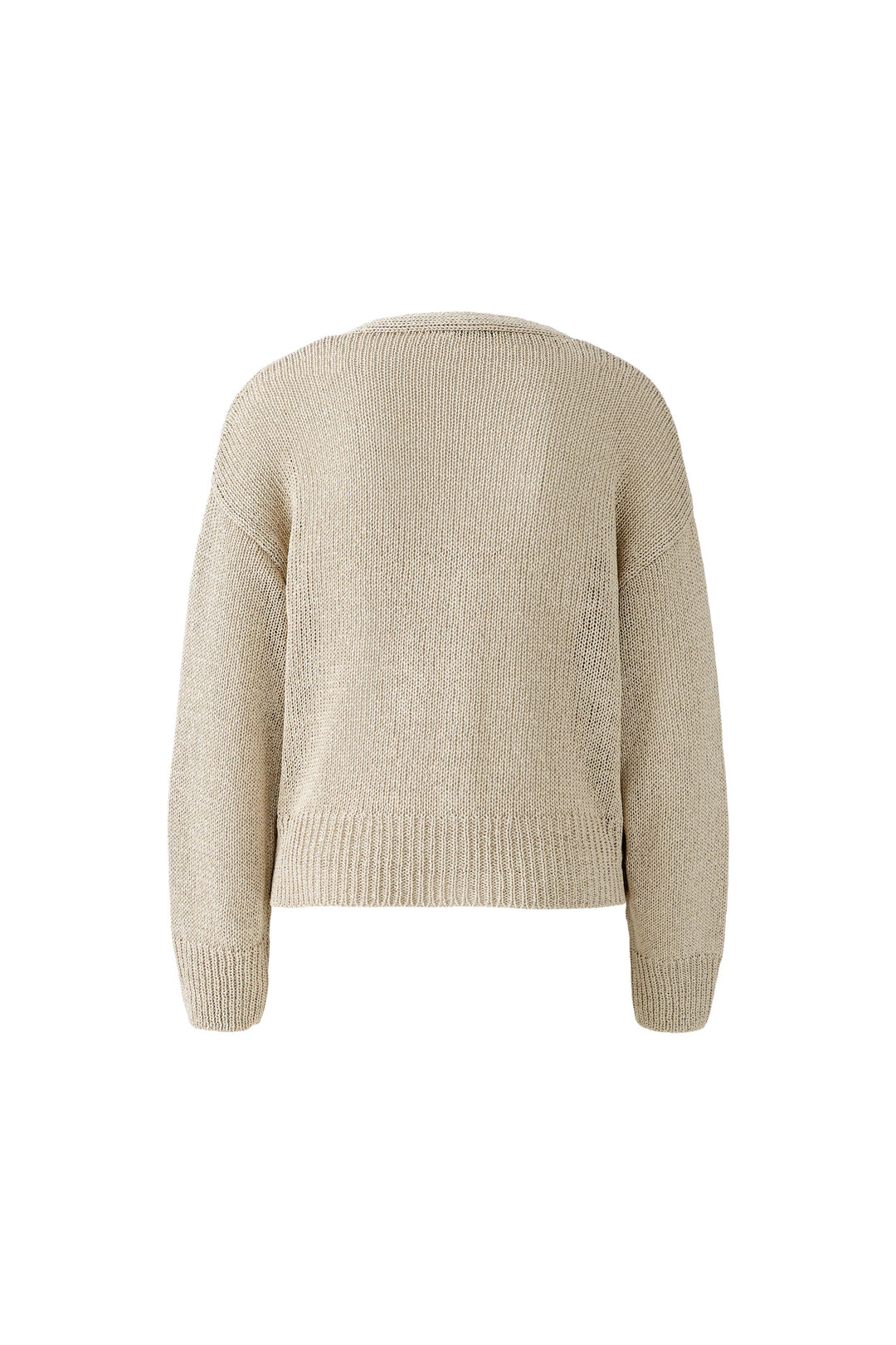 Cardigan court en maille lustrée avec boutons