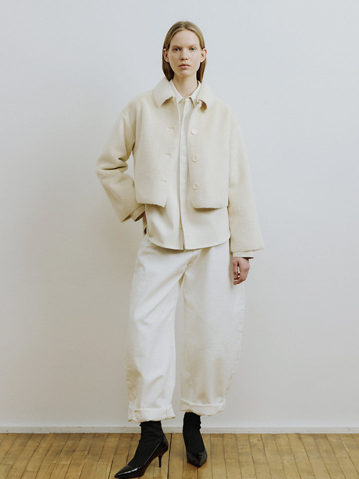 Veste courte en fausse fourrure Guddy