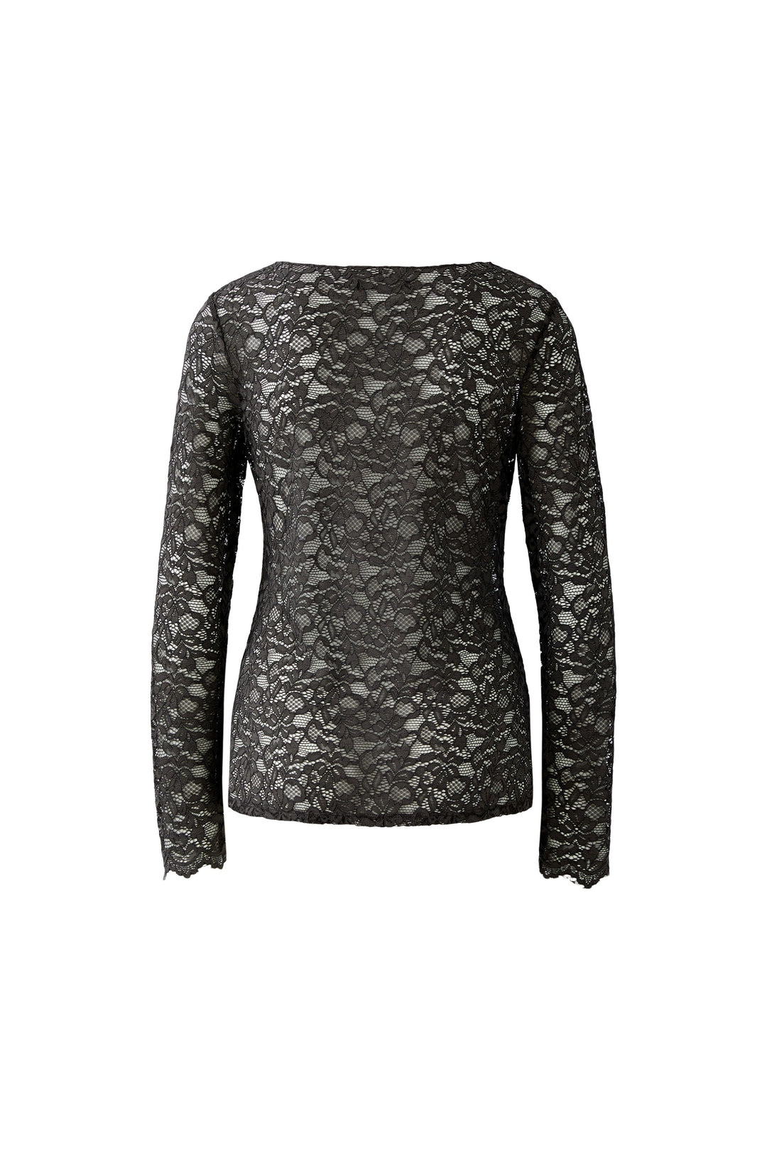 T-shirt en dentelle à manches longues