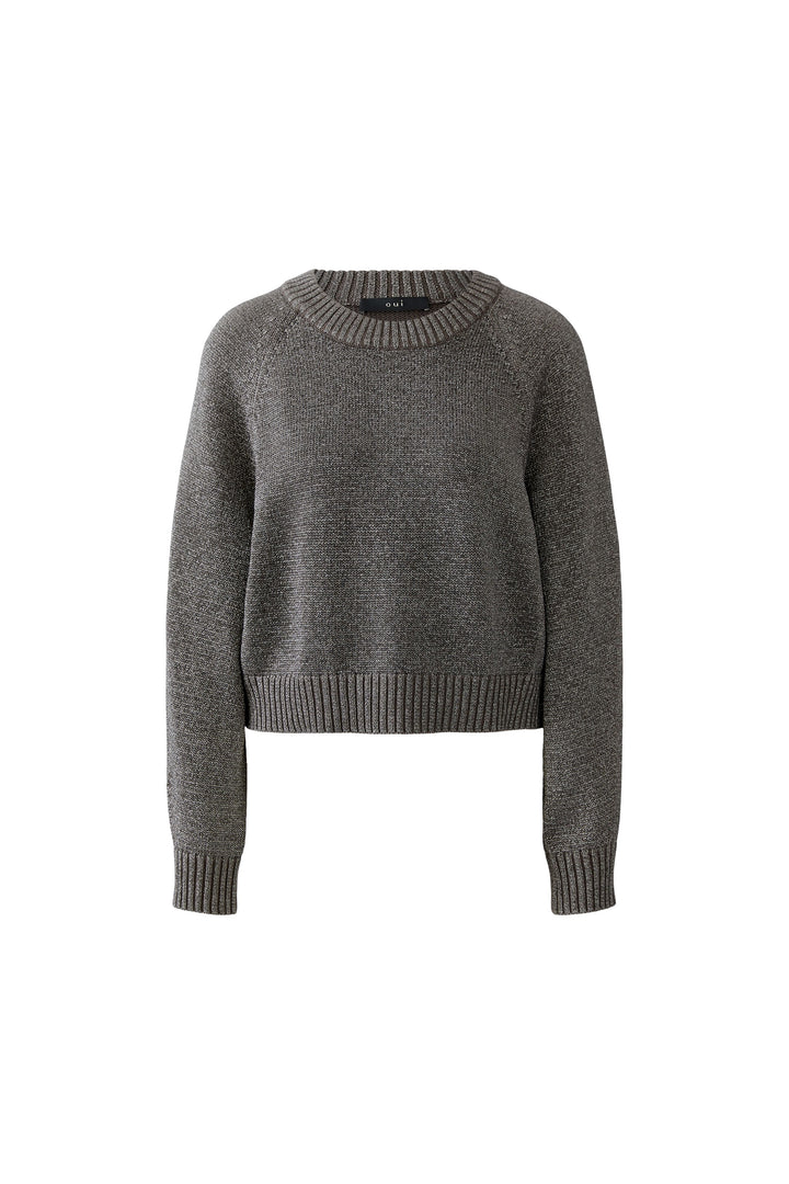 Pull court avec fini métallique