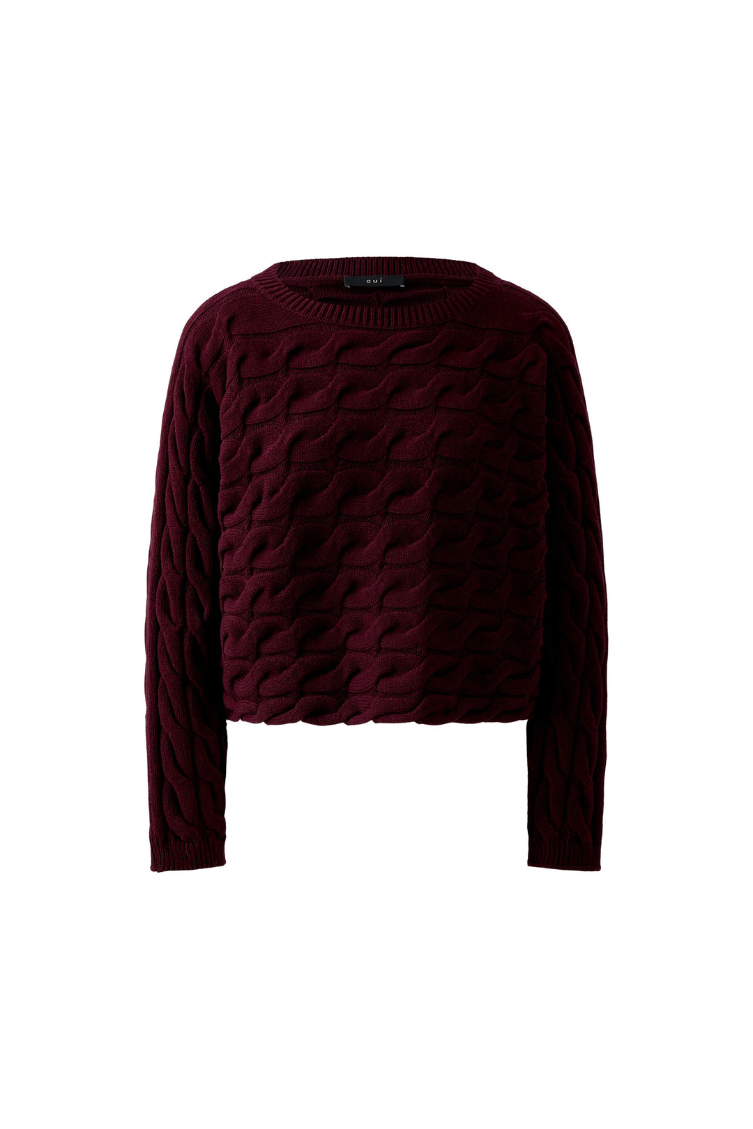 Pull en coton avec motif torsadé Sirah