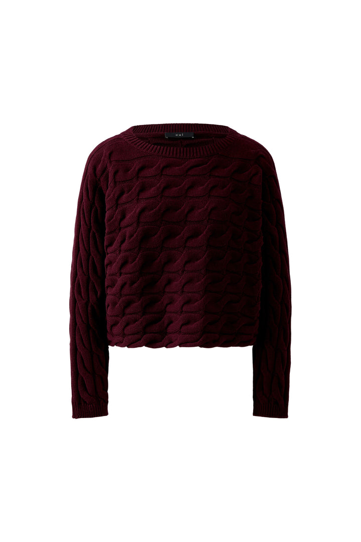 Pull en coton avec motif torsadé Sirah