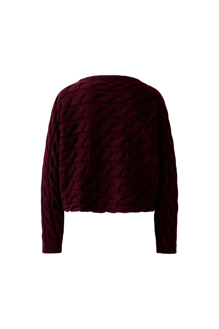 Pull en coton avec motif torsadé Sirah